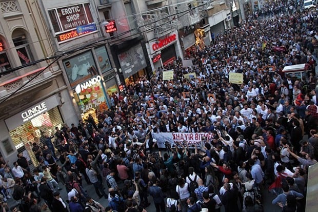 Thousands gather in Taksim on fourth year anniversary of Gezi Resistance of Turkey
