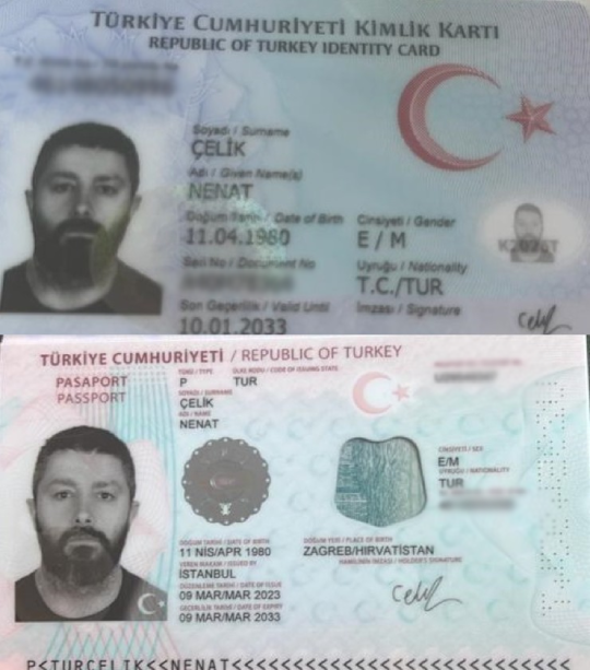 Uyuşturucu baronu, Türkiye Cumhuriyeti kimliği ve pasaportu aldı.