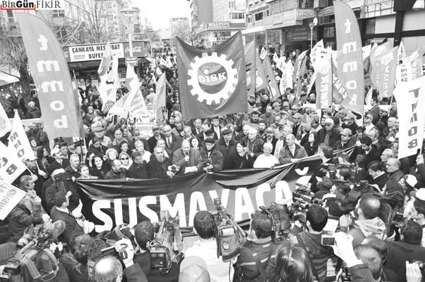 1 Mayıs Taksim,  KESK  ve  sendikal hareket üzerine