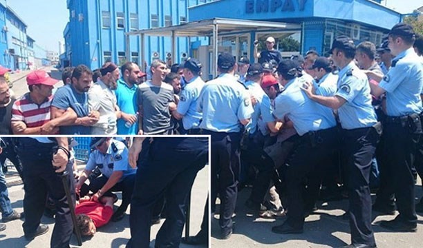 Patron istedi, polis saldırdı: Enpay işçileri yaka paça gözaltına alındı!