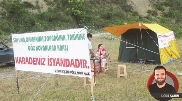 Villagers resist limestone quarry in Çaylıoğlu village of Sinop