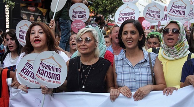 Women in Turkey hold a march in the face of increased violence over their 'outfits’