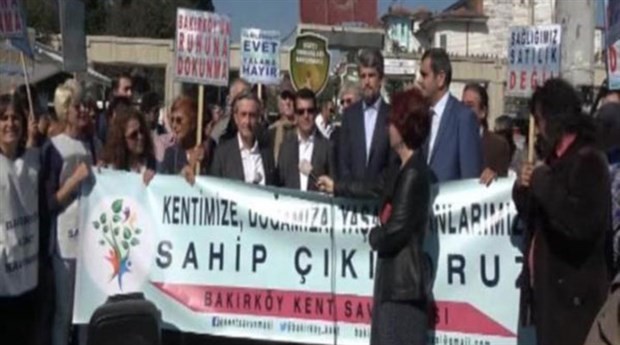 Bakırköy Ruh ve Sinir Hastalıkları Hastanesi için eylem yapıldı