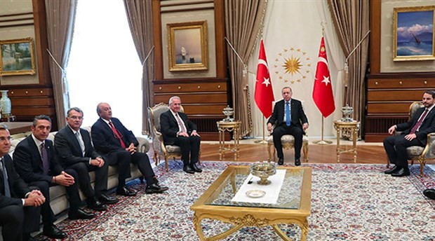 TÜSİAD Erdoğan'ı ziyaret etti