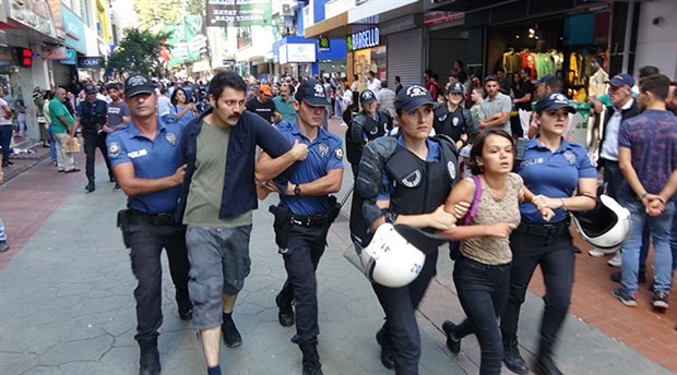 Kocaeli'de İsmail Devrim için yapılan eyleme polis müdahalesi: 15 gözaltı