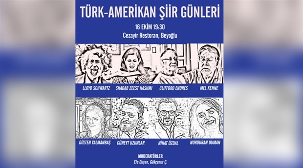 Türk Amerikan Şiir Günleri 16-17 Ekim'de