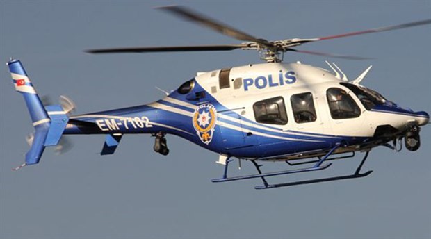 Polis helikopterine lazer tutan adama 10 bin lira para cezası