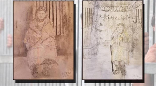 Tutuklu gazeteci ve ressam Zehra Doğan koğuş arkadaşını çizdi