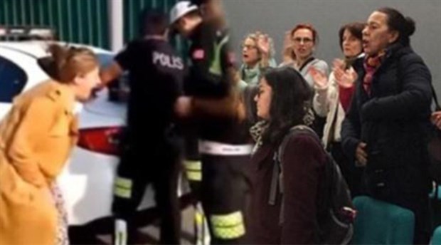 "Basın sopayı adi karıya" diyen AKP'li Tokkan'a kadınlardan protesto
