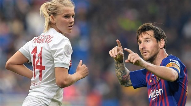 Hegerberg, Messi'nin yüzde 1'i kadar maaş alıyor