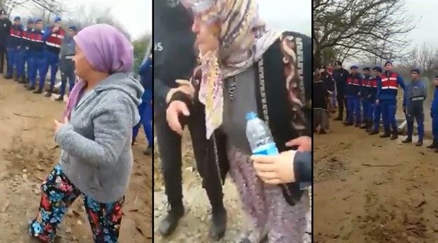Kızılcaköy'de jeotermal santraline karşı direnen köylülere biber gazı