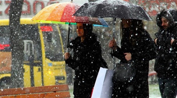 Meteoroloji uyardı: Marmara'da karla karışık yağmur bekleniyor