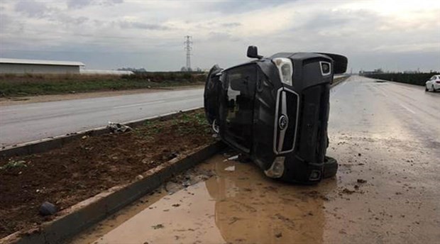 Karataş Belediye Başkanı trafik kazası geçirdi