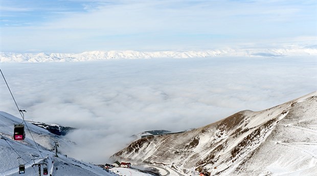 Erzurum'da yoğun sis