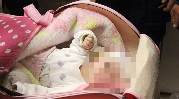 Konya'da 2 aylık bebek, sokağa terk edildi