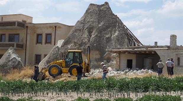 Kapadokya’da 17 yapının yıkımına karar verildi