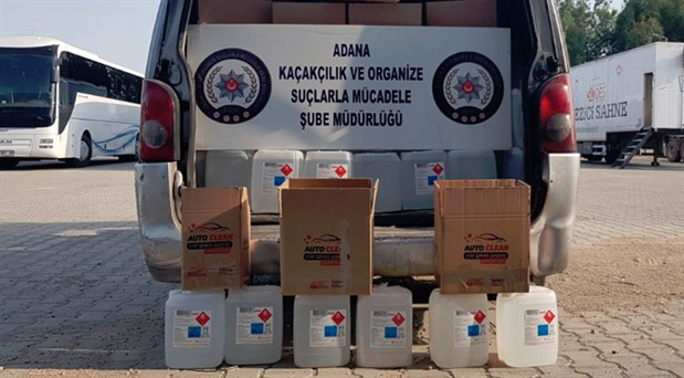 Adana’da sahte içki operasyonları: 4 gözaltı
