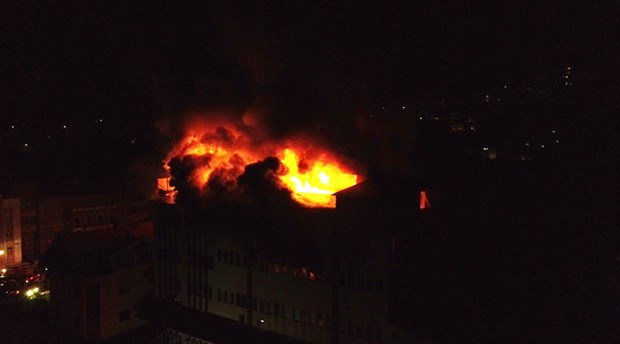 Zonguldak fındık fabrikasında yangın