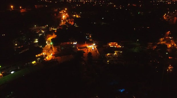 Bodrum'da ışık kirliliği için 8 dakika karanlık
