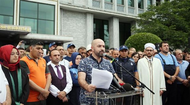İBB önünde açıklama yapan Murat Kazanasmaz'ın işine son verildi