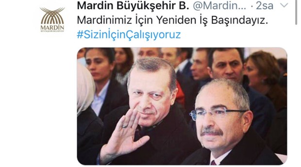Kayyum darbesi yapılan belediyelerin siteleri erişime kapatıldı: Twitter'dan Erdoğan'ın fotoğrafı paylaşıldı