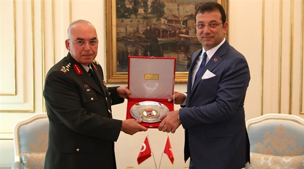 1'inci Ordu Komutanı Avsever'den İmamoğlu'na tebrik ziyareti