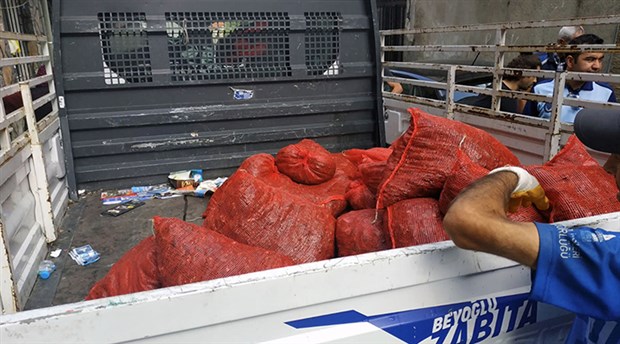 Beyoğlu'nda kaçak midye imalathaneleri mühürlendi