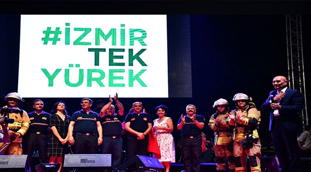 “Orman İzmir” dayanışma konserine on binler katıldı
