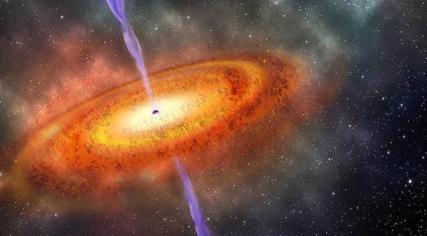 Samanyolu'nda keşfedilen bir kara delik bu zamana dek görülmemiş miktarda madde yutuyor