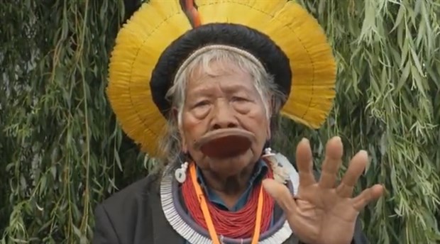 Amazon yağmur ormanlarını koruyan Kayapó kabilesinin şefi Nobel'e aday gösterildi