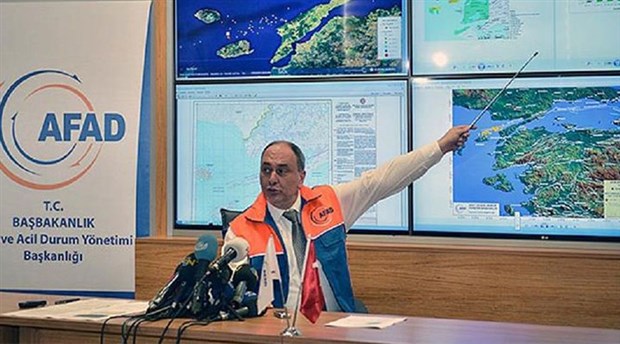 AFAD Deprem Dairesi Başkanı: Silivri açıklarında meydana gelen depremin 15 artçısı var