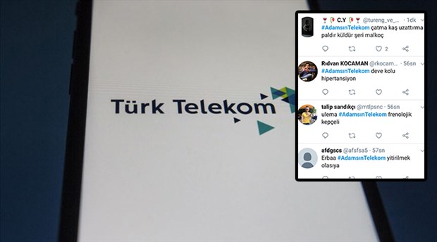 Türk Telekom, sahte hesaplarla gündem olmaya çalışıyor