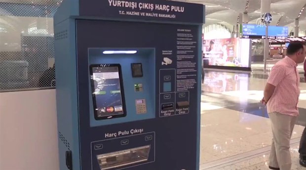 İstanbul Havalimanı'nda harç pulu otomatı para üstü vermiyor