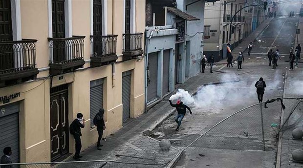 Ekvador'da gösterilerden ötürü olağanüstü hal ilan edildi