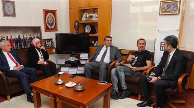 Haluk Levent, YÖK Başkanı Saraç ile 'yetenek sınavı'nı görüştü