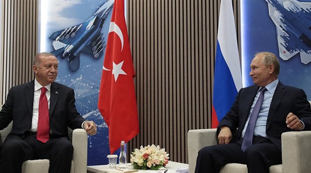 Erdoğan, Putin görüşmesi başladı