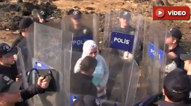 Kayyum atamalarına tepki gösteren HDP'li vekillere polis çemberi!