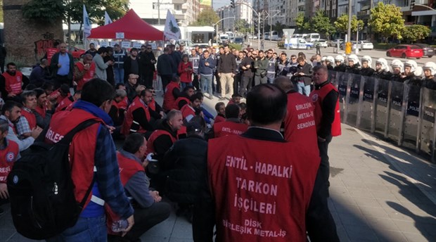 Eskişehir'de işçilerin eylemine polis müdahalesi: 29 gözaltı