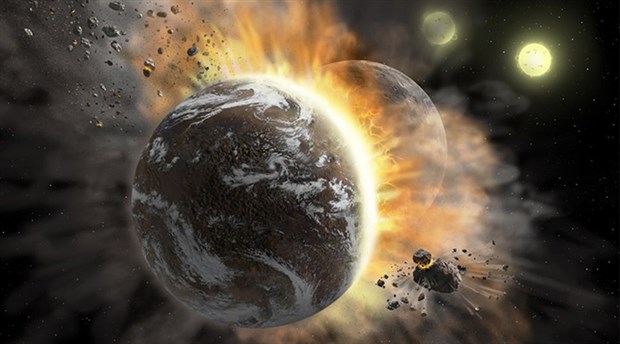 300 ışık yılı uzaklıktaki iki gezegenin çarpışması gözlemlendi