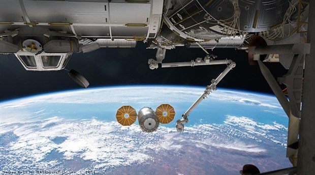 İnsansız kargo aracı Cygnus, uzay istasyonuna vardı