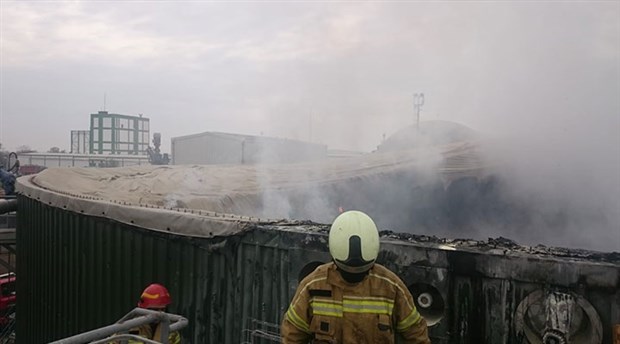 SÜTAŞ fabrikasında yangın: 1 işçi hastaneye kaldırıldı