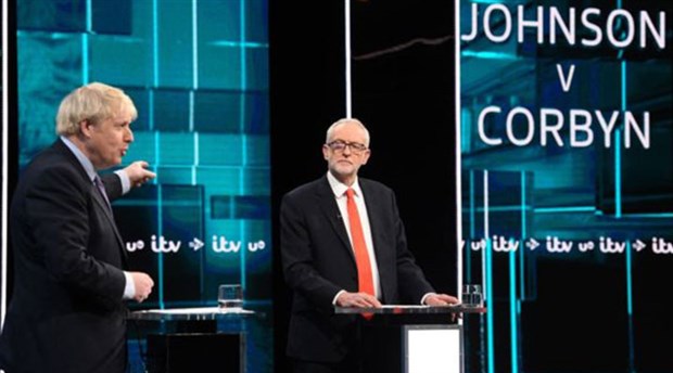 Boris Johnson ve Jeremy Corbyn ilk kez canlı yayında karşı karşıya geldi