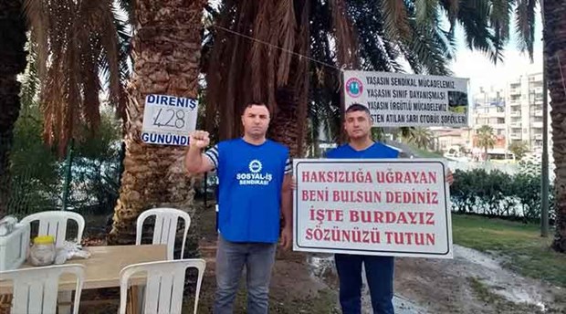 Aydın Büyükşehir Belediyesi’nde direniş sürüyor: 500 gün yetmedi mi!