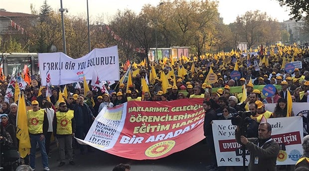 Öğretmenler Ankara’da bir araya geldi: Dayanışmayı ilmek ilmek öreceğiz