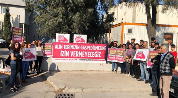 Simo tekstil çalışanları hakları için direniyor