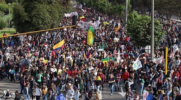 Kolombiya yarın genel greve gidiyor