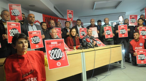 DİSK asgari ücret teklifini yineledi: "Net 3 bin 200 TL olmalı"