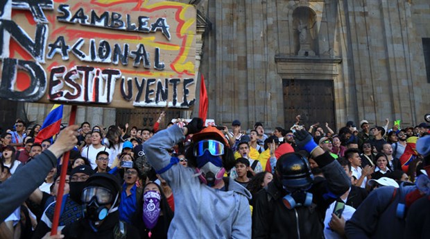 Kolombiya'da üçüncü genel grev: Hükümet karşıtı protesto düzenlendi