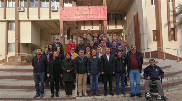 MHP’li Aliağa Belediyesi’nden atılan işçiler için işe iade davası başladı