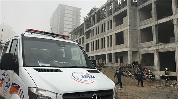 Ankara'da iş cinayeti: Okul inşaatında iskele çöktü, 1 işçi yaşamını yitirdi